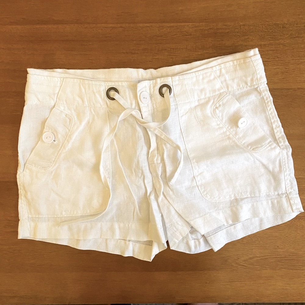 Sanctuary 100% linen shorts